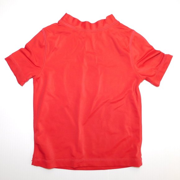 Old Navy 2T Boys Red Swim Trunks Rash Guard Shirt - Picture 6 of 8